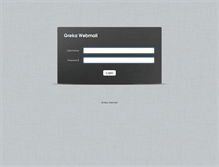 Tablet Screenshot of mail.greka.com